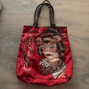 Vintage Ed Hardy by Christian Audigier Tote Y2K